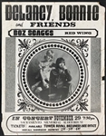 1970 Delaney, Bonnie and Friends and Boz Scaggs Concert Poster – Sacramento Memorial Auditorium