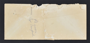Eddie Fadal Letter from Written at and Mailed <em>from Graceland </em>– Plus Period Original News Service Photo of Fadal's Waco, Texas Home