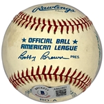 1987 Red Sox and Blue Jays Stars Signed Baseball Incl. Fred McGriff, Cecil Fielder Plus Joe Morgan (10 Signatures) (BAS)