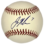 Minnesota Twins Superstar Single Signed Baseballs (4) with Tori Hunter, Mauer and Santana (BAS)