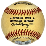 Curt Flood Single Signed Baseball (BAS)