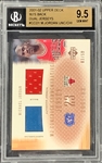 2001-02 Upper Deck Michael Jordan “MJ's Back Dual Jerseys” #CCD1 BGS GEM MINT 9.5