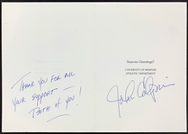 NCAA Basketball Coaches Signed Collection of 16 Incl. John Thompson, John Calipari, Tubby Smith and Others (BAS)