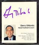 NCAA Football Coaches Signed Business Cards (69) Incl. Tom Osborne, Nick Saban and Others (BAS)