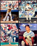 Baseball Hall of Famer and Superstars Signed Photo Collection of 50 - “To Charlie” - Incl. Ted Williams, Willie Mays, Pete Rose and Others (BAS)