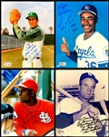 Baseball Hall of Famer and Superstars Signed Photo Collection of 50 - “To Charlie” - Incl. Ted Williams, Willie Mays, Pete Rose and Others (BAS)