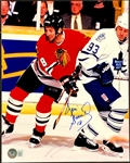 Joel Quenneville Signed Photo – Chicago Blackhawks Stanley Cup Champion Coach and Denis Savard Signed Photo (BAS)