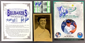 Tennis Superstars Signed Collection of 72 Incl. Billie Jean King, Chris Evert and Others (BAS)