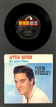 1961 Elvis Presley RCA Compact 33 Single of “His Latest Flame” / “Little Sister” - Incredibly High Grade Example