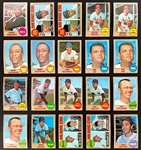 1968 Topps Baseball Hoard (633) Including Many Duplicates