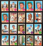 1968 Topps Baseball Hoard (633) Including Many Duplicates