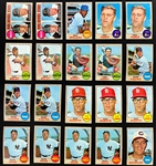 1968 Topps Baseball Hoard (633) Including Many Duplicates