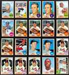 1968 Topps Baseball Hoard (633) Including Many Duplicates
