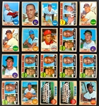 1968 Topps Baseball Hoard (633) Including Many Duplicates