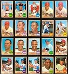 1968 Topps Baseball Hoard (633) Including Many Duplicates