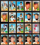 1968 Topps Baseball Hoard (633) Including Many Duplicates