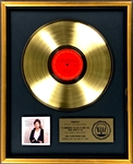 RIAA Gold Record Award for Bruce Springsteen 1978 LP <em>Darkness on the Edge of Town</em> - “Presented to Bruce Springsteen”