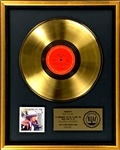 RIAA Gold Record Award for Bob Dylan 1976 LP <em>Desire</em> - “Presented to Bob Dylan”