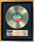 RIAA Gold Record Award for ABBA 1976 LP <em>Arrival</em> - Certified in 1977 - “Presented to ABBA”