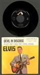 Group of 19 1950's-1970's Elvis Presley 45 RPM Singles with Picture Sleeves
