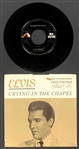 Group of 19 1950's-1970's Elvis Presley 45 RPM Singles with Picture Sleeves
