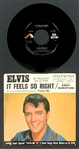 Group of 19 1950's-1970's Elvis Presley 45 RPM Singles with Picture Sleeves