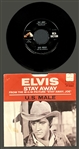 Group of 19 1950's-1970's Elvis Presley 45 RPM Singles with Picture Sleeves