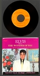 Group of 19 1950's-1970's Elvis Presley 45 RPM Singles with Picture Sleeves
