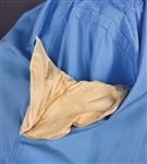 1969 Elvis Presley Screen-Worn Blue Dress Shirt from <em>The Trouble with Girls (and how to get into it)</em> - Also Featured on the January 1970 International Hotel Menu