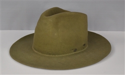 Elvis Presley Owned and Monogrammed “Nudies” Stetson Hat - Created for Film Use