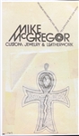 Elvis Presley Owned Lightning Bolt Silver and Turquoise Ankh Necklace – with Original Sketch from Mike McGregor's Files!