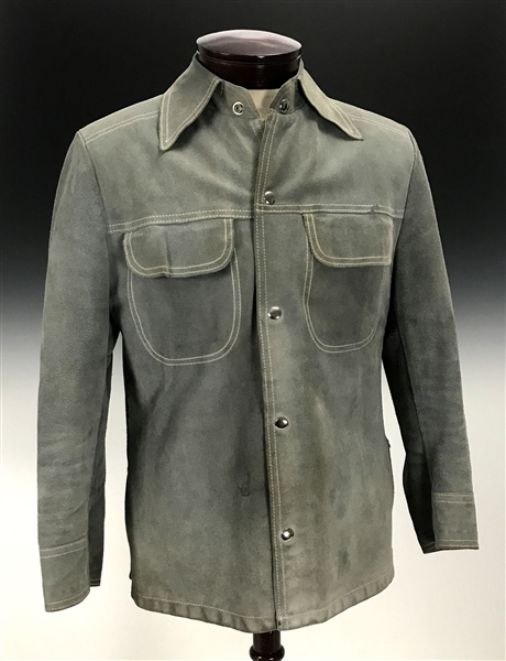 Elvis Presley Owned Mid-1960s Light-Blue Suede Jacket Gifted to Sonny West – Former Mike Moon Collection