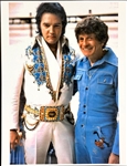Elvis Presley Signed 1974 Sept.-Oct. Concert Tour Contract with Opening Act Comedian Jackie Kahane (BAS)