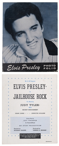 Elvis Presley Promotional Collection from the Files of Trude Forsher Including Original Photos, Promo Photos, RCA Catalogs and Photo Folios (12 Items)