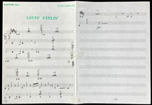 Elvis Presley's “Lovin' Feelin'” Sheet Music Collection of 16 Pieces for Each Instrument and ELVIS! From the 1999 Graceland Archives Auction