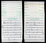 Elvis Presley's “Lovin' Feelin'” Sheet Music Collection of 16 Pieces for Each Instrument and ELVIS! From the 1999 Graceland Archives Auction