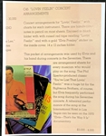 Elvis Presley's “Lovin' Feelin'” Sheet Music Collection of 16 Pieces for Each Instrument and ELVIS! From the 1999 Graceland Archives Auction