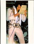 Elvis Presley's “Spanish Eyes” Lyric Sheet from His Personal On-Stage Concert Binders