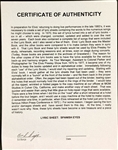 Elvis Presley's “Spanish Eyes” Lyric Sheet from His Personal On-Stage Concert Binders