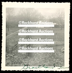 Group of 11 April 1957 Photographs of Graceland - Elvis Presley's Home - Taken JUST AFTER He Bought It!