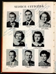 Elvis Presley Signed 1953 Humes High School Yearbook – Also Signed by George Klein (BAS)