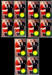 Group of 44 Elvis Presley 1965 “Elvis and The Colonel” Christmas Postcards – with The Colonel in the Santa Suit!