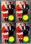 Group of 44 Elvis Presley 1965 “Elvis and The Colonel” Christmas Postcards – with The Colonel in the Santa Suit!