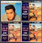 Group of 20 Elvis Presley 1950's RCA EPs – Incl. <em>Elvis, Vol. 2</em> (EPA-993), <em>Love Me Tender</em> (EPA-4006) and <em>Jailhouse Rock</em> (EPA-4114)