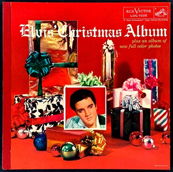 1957 <em>Elvis Christmas Album</em> RCA Victor LP – First Indianapolis Pressing