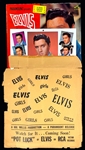 1962 Promotional Envelope for Elvis Presleys <em>Girls! Girls! Girls!</em> (Rare!) and Original Soundtrack and Calendar