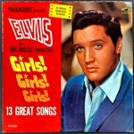 1962 Promotional Envelope for Elvis Presley's <em>Girls! Girls! Girls!</em> (Rare!) and Original Soundtrack and Calendar