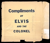 1962 Promotional Envelope for Elvis Presley's <em>Girls! Girls! Girls!</em> (Rare!) and Original Soundtrack and Calendar
