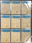 1956 Topps Elvis Presley Complete Set of Bubble Gum Cards (66) with High Grade Checklist Card #2