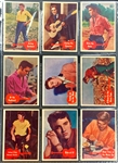 1956 Topps Elvis Presley Complete Set of Bubble Gum Cards (66) with High Grade Checklist Card #2